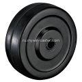 Кастер 63мм черный резиновый легкий для промышленных колес